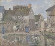 Camille Pissarro Pond at Ennery Germany oil painting artist